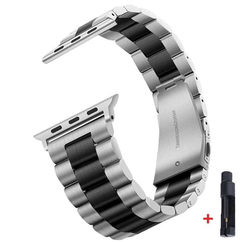Stainless Steel Strap For Apple Watch - Premium Apple Watch Accessories from Dressmycell.com - Just $15! Shop now at Dressmycell.com Stainless Steel Strap For Apple Watch - Premium Apple Watch Accessories from Dressmycell.com - Just $15! Shop now at Dressmycell.com